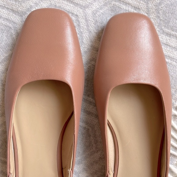 Trotters Holly Ballet Flats Slingback | Blush Leather | Size 8.5N (Narrow) - Picture 3 of 13